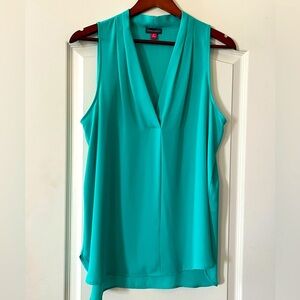 Vince Camuto Teal Sleeveless Blouse